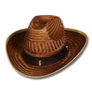 "Stylish Deluxe Straw Western Hat"