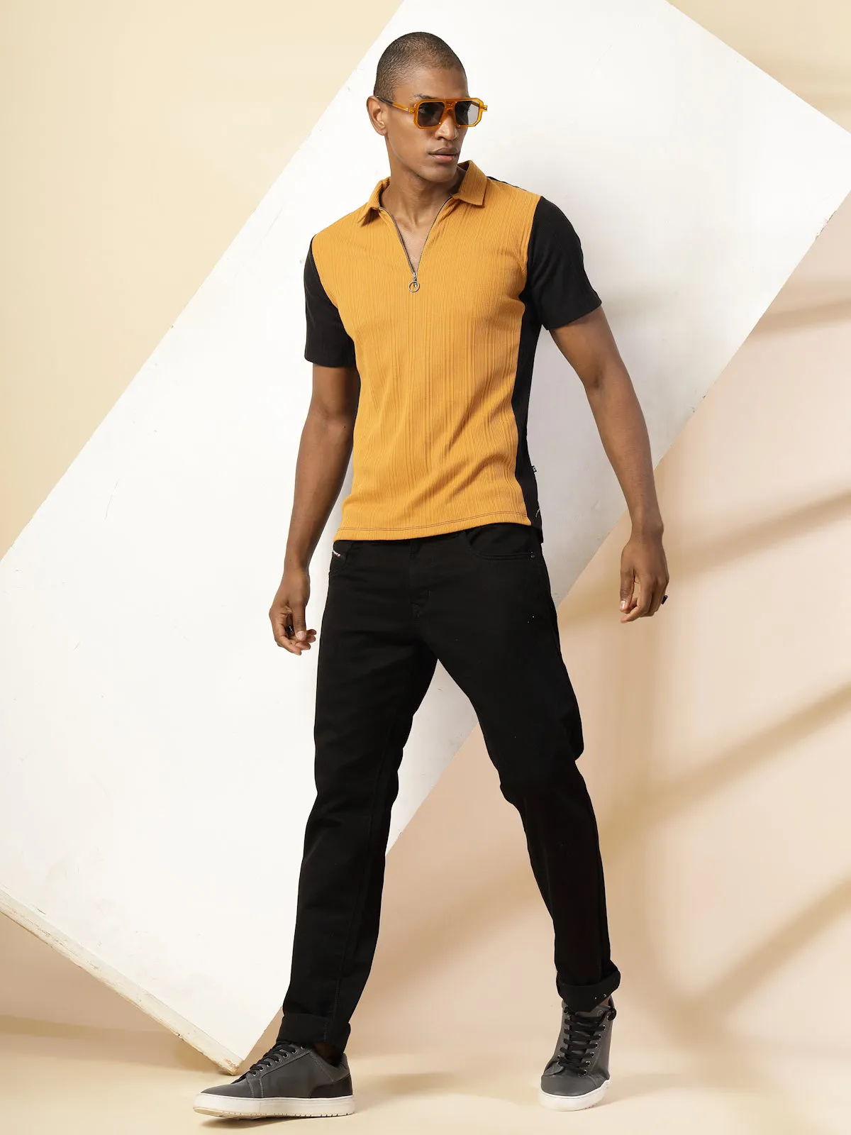 Relaxed Fit Men's Polo T-Shirt