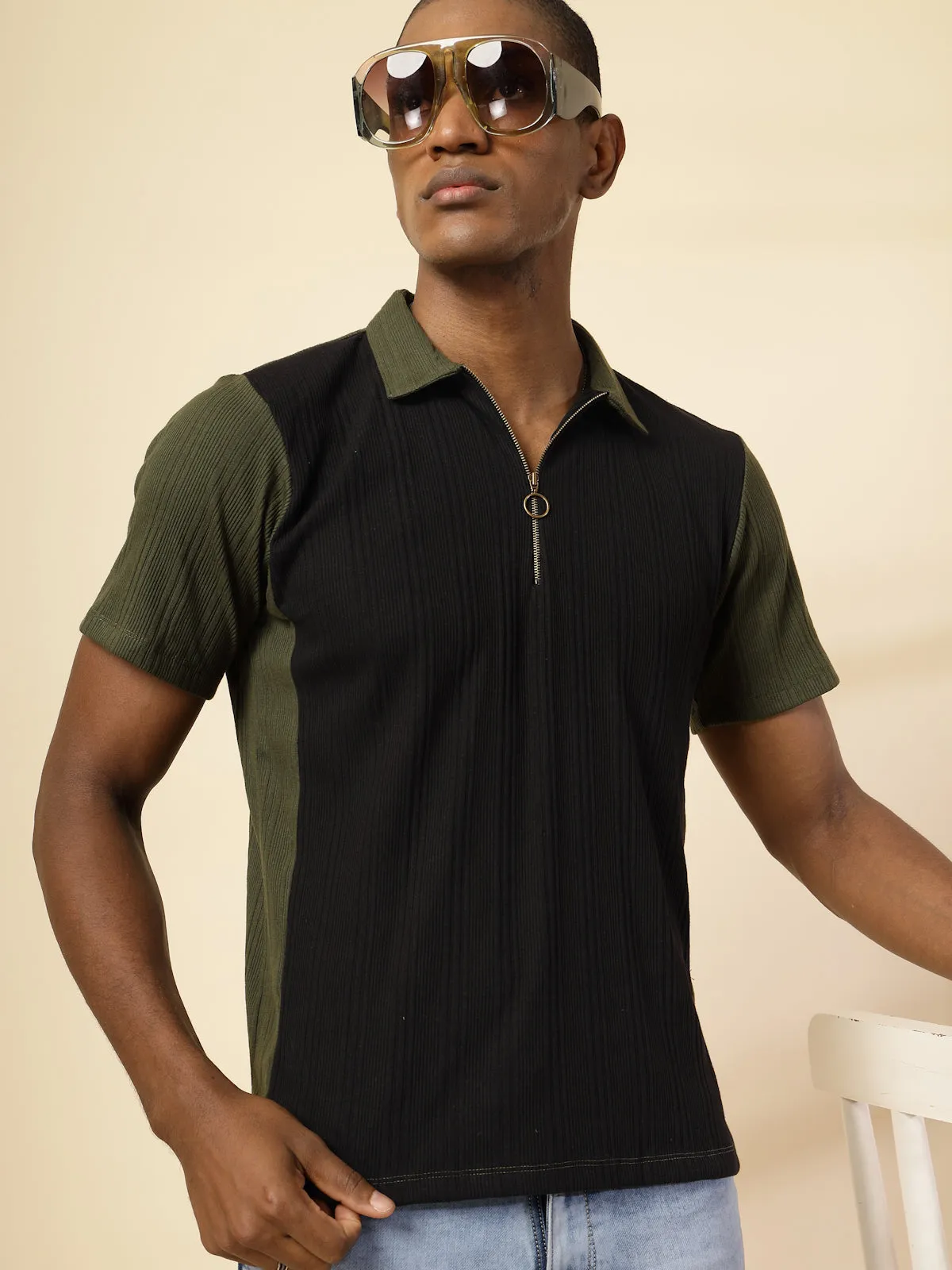 Relaxed Fit Men's Polo T-Shirt