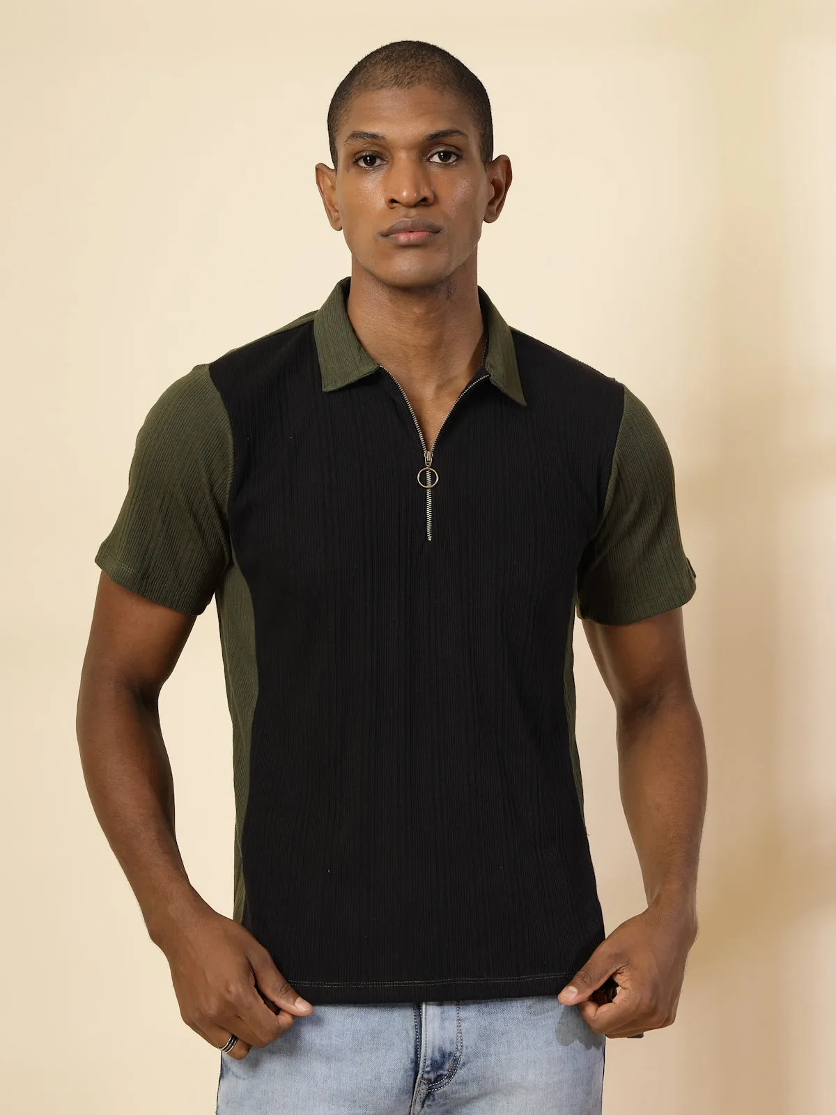 Relaxed Fit Men's Polo T-Shirt