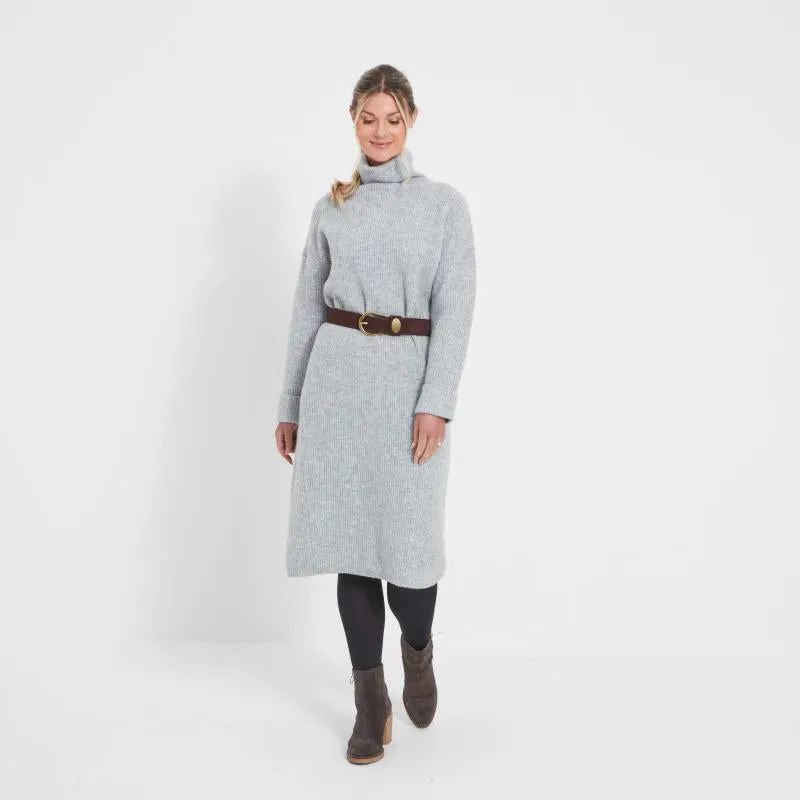 Schoffel Thistle Roll Neck Ladies Dress - Grey