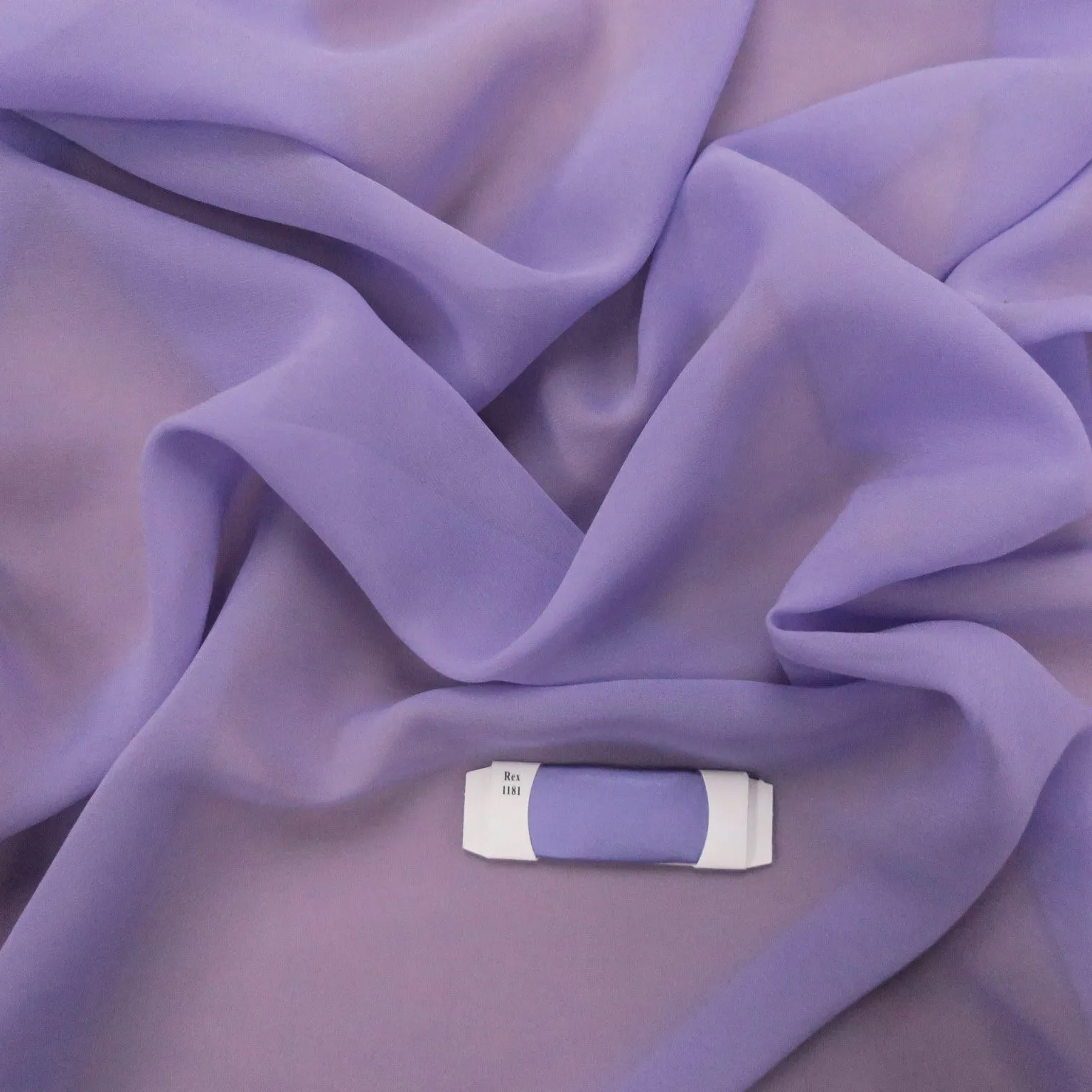 Silk Georgette Chiffon Fabric 54" Lavender Solid 10mm 100% Silk