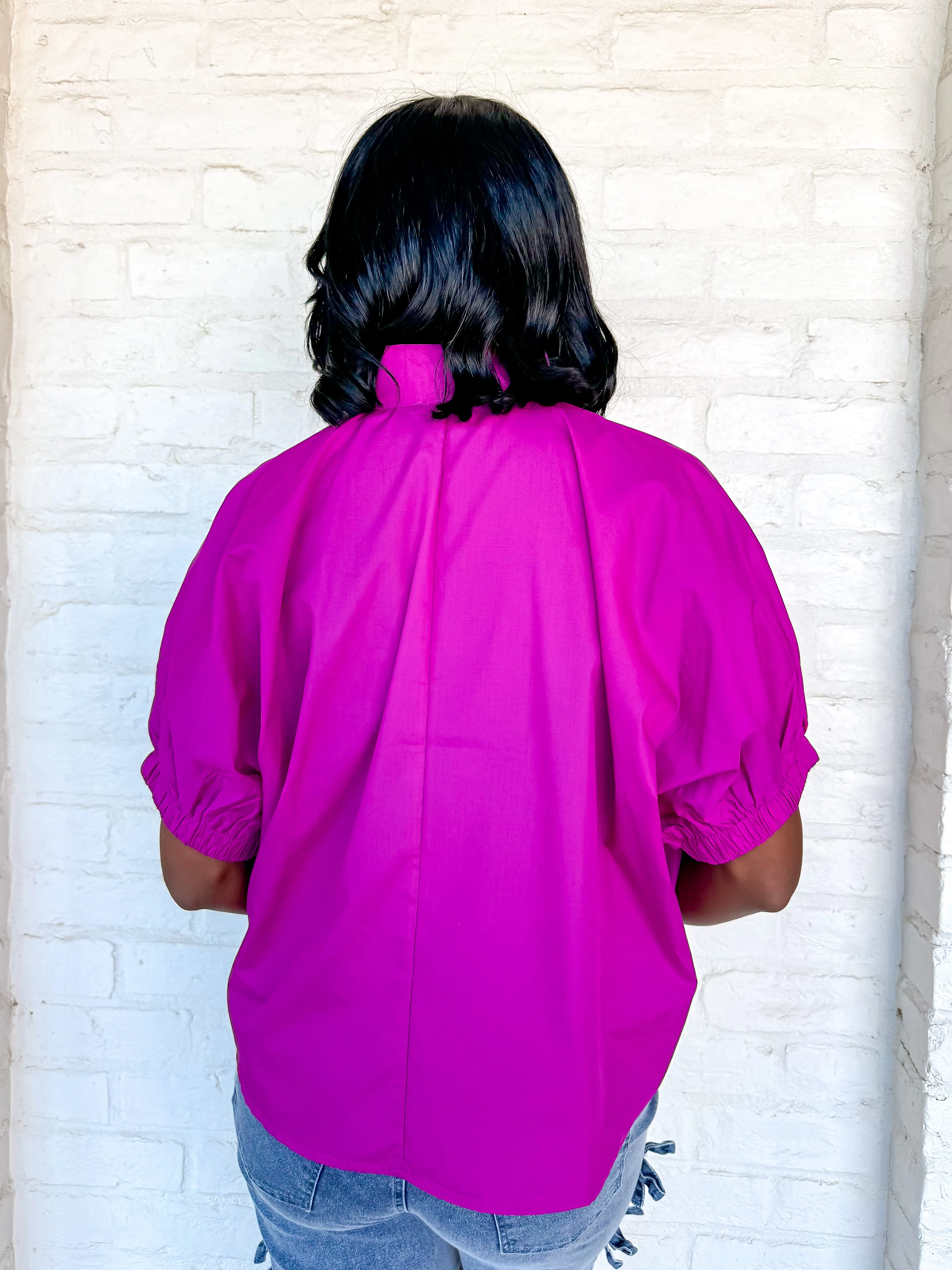 Staple Style Magenta Top