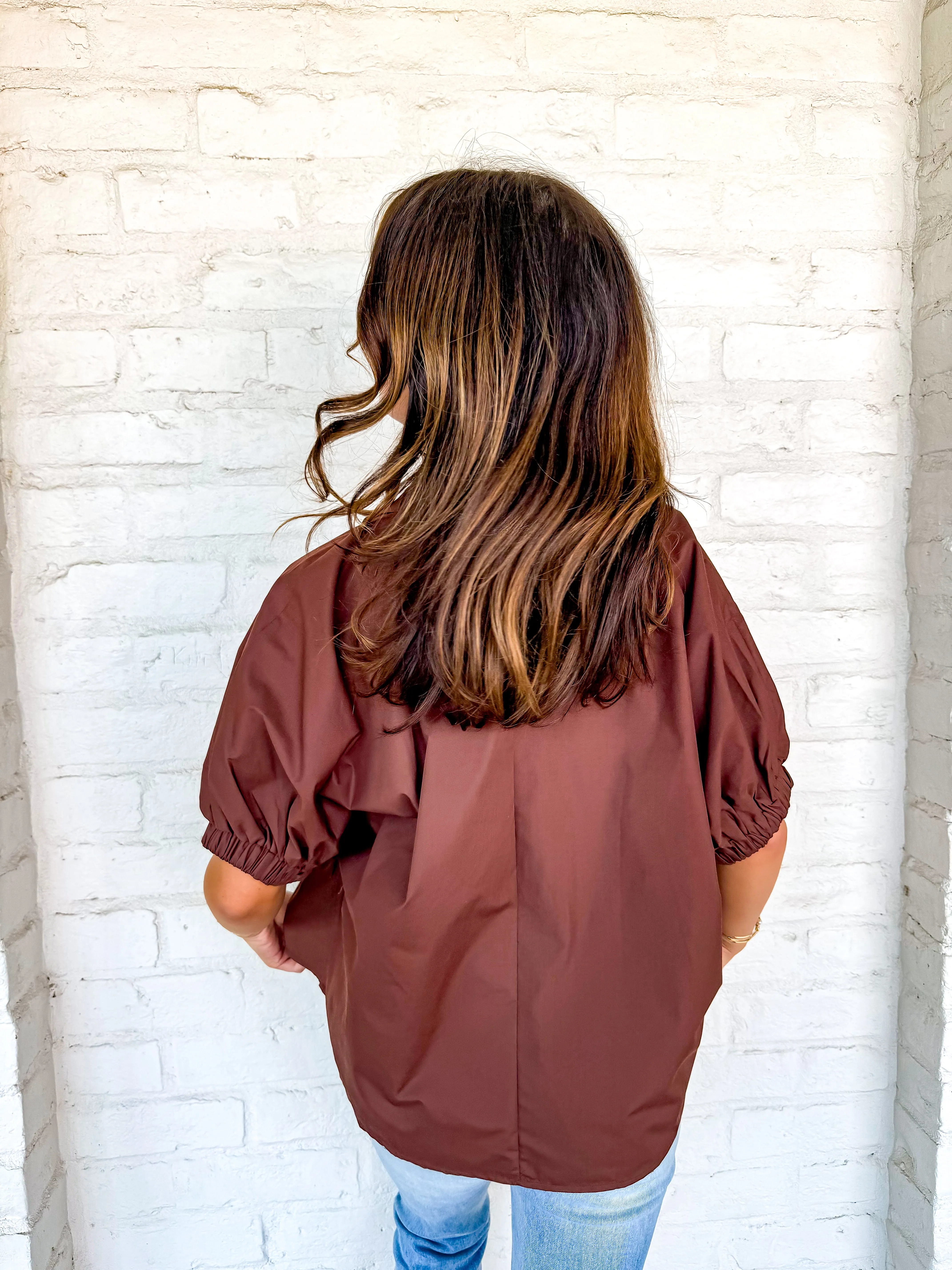 Staple Style Top Brown