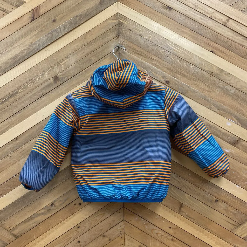 The North Face - Kids Reversible Puffer Jacket - MSRP $130: Orange/Blue-children-4T