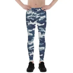 Urban Camo Army Pattern Men's Leggings | UPF 40, Moisture-Wicking