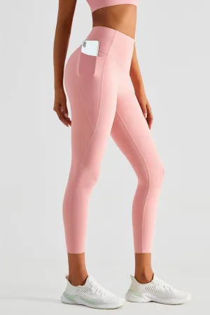 V-shaped Yoga Leggings with Pockets