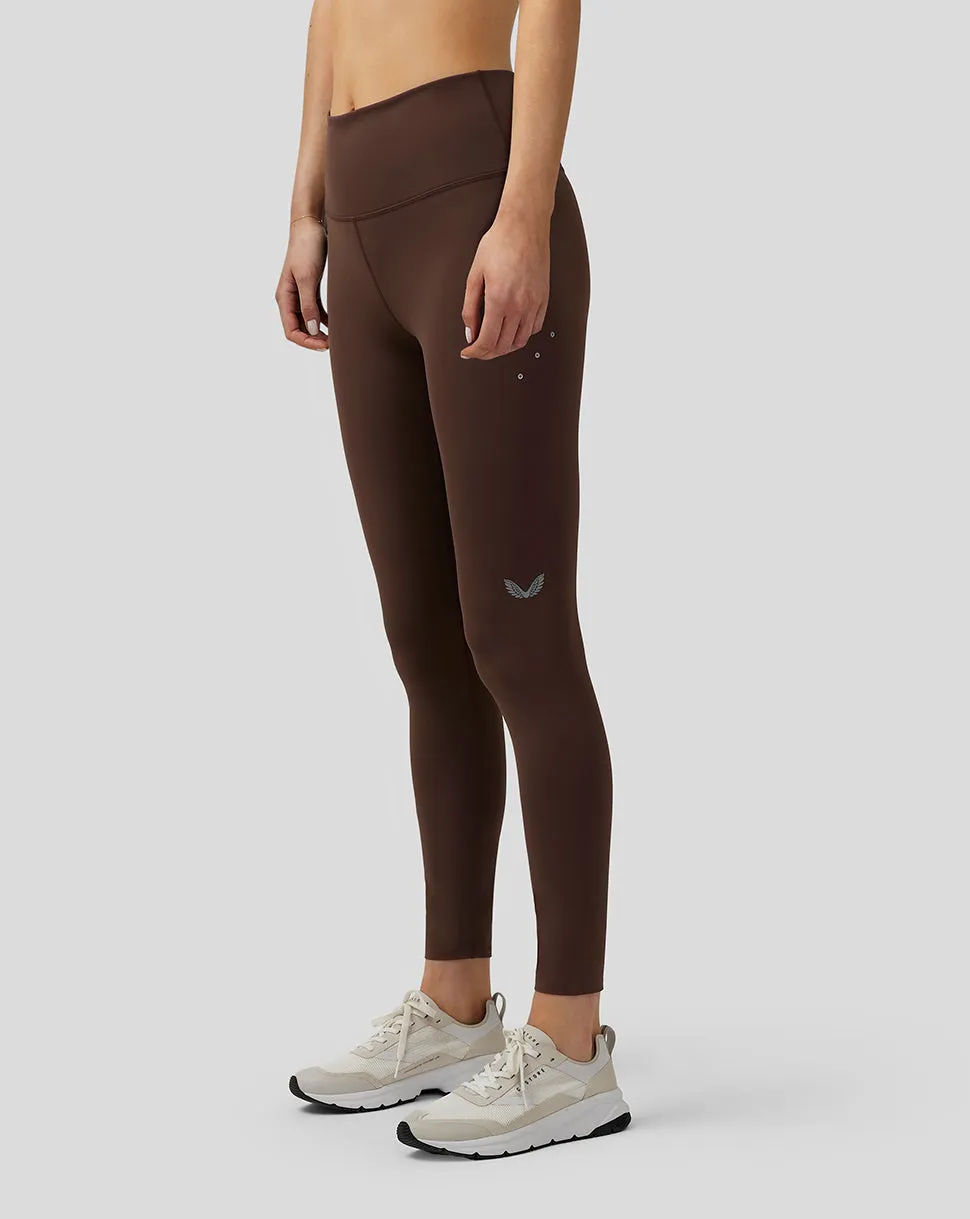 Women’s Zone Breathable Performance Leggings - Brown