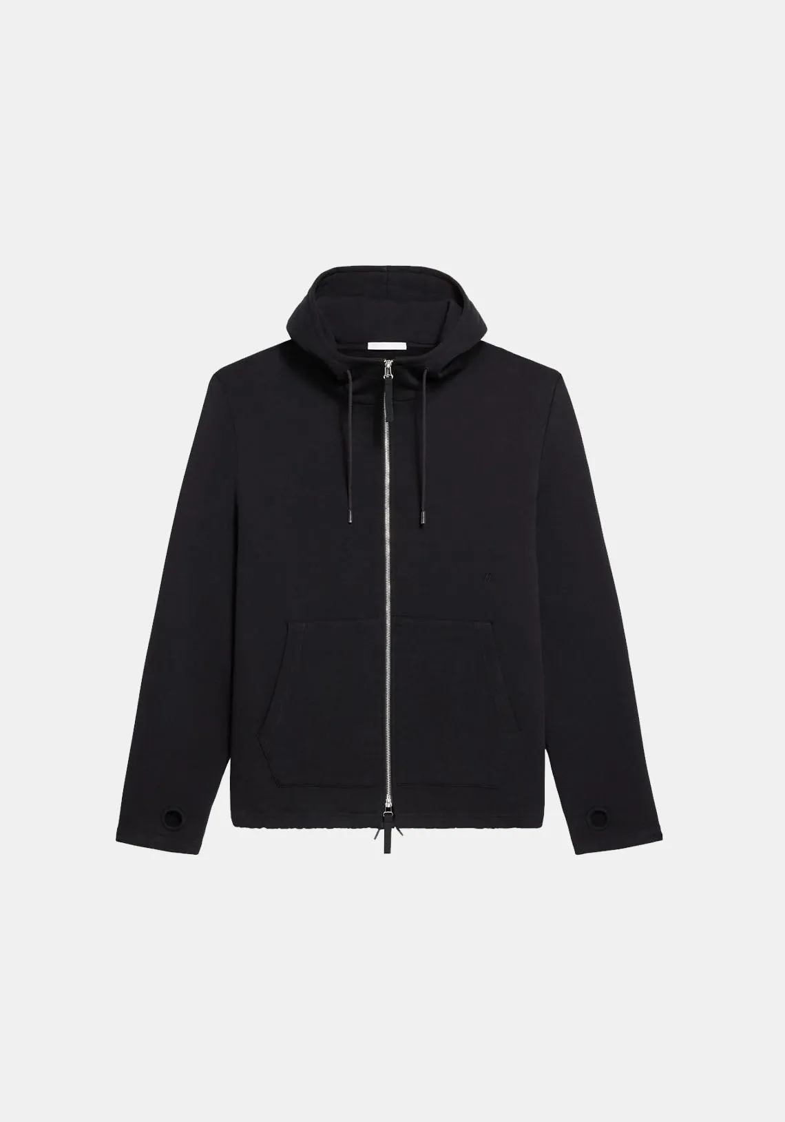 ZIP HOODIE LT SOFT 1 BLACK 001